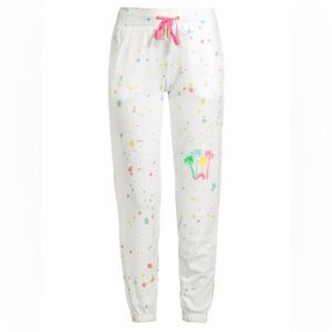 The Lilly Pulitzer Mallie Knit Pants in a splatter paint size small NWT